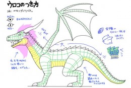 欧式飞龙翼龙的画法 巨龙怪兽的绘画教程 怪龙恶龙怎么画？