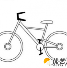 如何简单的画出自行车？自行车的简笔画  自行车的手绘画教程