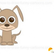 如何画一只可爱的小狗？小狗的简笔画  可爱小狗的卡通手绘画教程