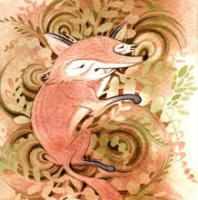 插画狐狸怎么画 有详细分解的小狐狸水彩教程