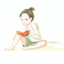 夏天吃西瓜的女生简笔漫画伟德下载客户端苹果ios版画法教程 夏天吃西瓜的女汉子怎么画