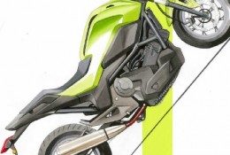 摩托车电瓶车马克笔手绘效果图 摩托车电瓶车精美的马克笔上色图片