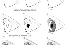 动漫插画中侧面最基本的眼睛画法 漫画侧面眼睛怎么画