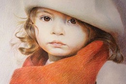 可爱的国外小女生彩铅手绘教程图片 可爱国外女孩子彩铅怎么画 画法