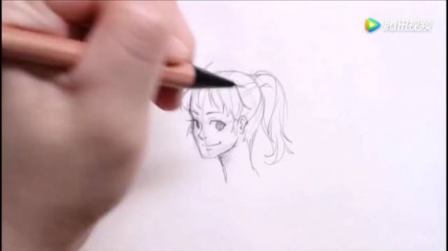 动漫头部画不好？漫画插画人物头部画法多角度演示！_www.youyix.com