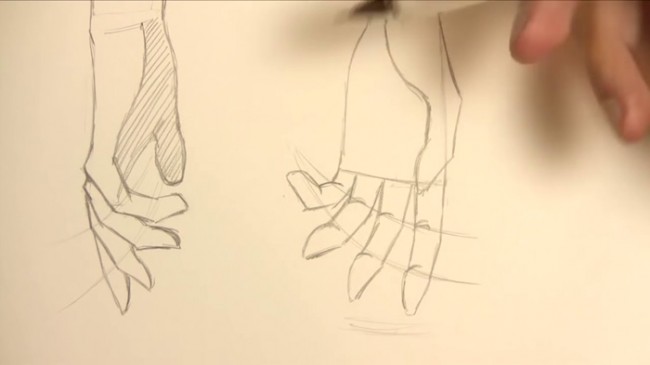 【视频】动漫插画中人物的手怎么画 常见角度姿势手部绘画视频教程演示_www.youyix.com