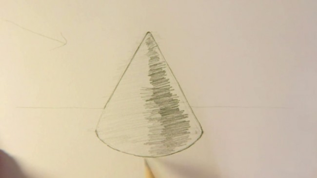 【视频】简单的圆锥体素描怎么画视频教程 圆锥体素描的画法_www.youyix.com