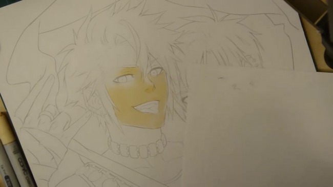 【视频】马克笔表现两个帅哥基情美男动漫插画手绘视频教程_www.youyix.com