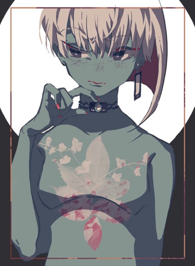 画风和色彩都比较有特色的日系动漫人物插画图片_www.youyix.com