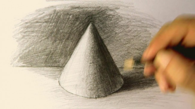 【视频】简单的圆锥体素描怎么画视频教程 圆锥体素描的画法_www.youyix.com