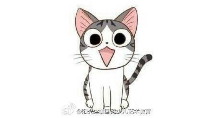 手绘甜甜私房猫卡通画教程 甜甜私房猫怎么画 简笔画(2)