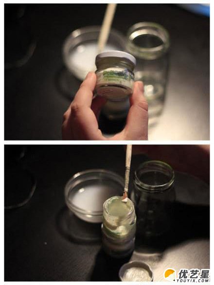 玻璃星空瓶的制作方法 怎么制作可以发荧光的美丽星空感觉瓶子_www.youyix.com