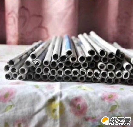 旧报纸我们能拿来做什么手工？用报纸纸张制作创意储物柜手工教程_www.youyix.com