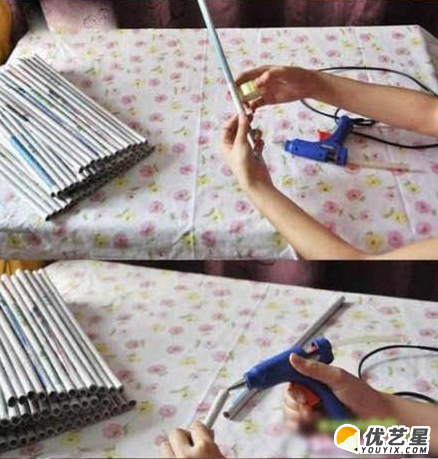 旧报纸我们能拿来做什么手工？用报纸纸张制作创意储物柜手工教程_www.youyix.com
