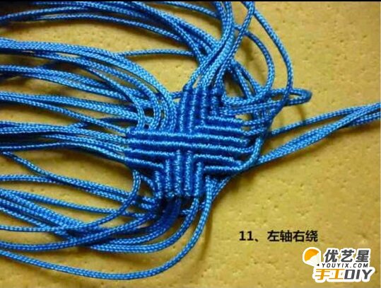 代表幸运幸福的四叶草的手工编织步骤教程  如何手工编织漂亮的四叶草_www.youyix.com