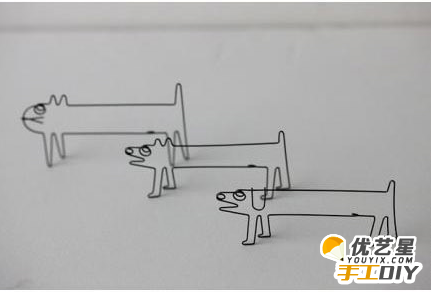 铁丝制作的精美手工diy 细铁丝做的一些漂亮的创意造型手工欣赏_www.youyix.com