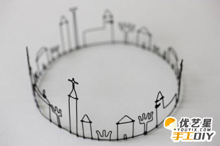 铁丝制作的精美手工diy 细铁丝做的一些漂亮的创意造型手工欣赏_www.youyix.com