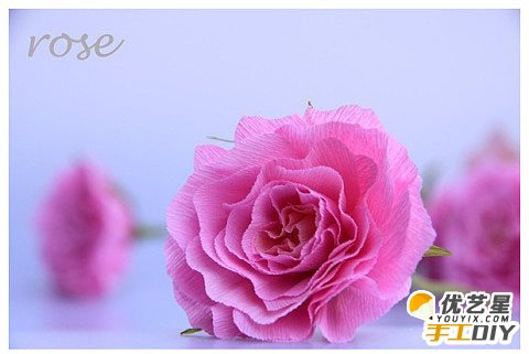 超美的手工纸花diy 手工制作diy教程_www.youyix.com