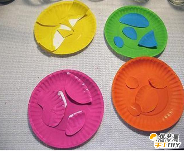手工diy制作出儿童餐盘小鱼卡通画 可爱呆萌的小鱼卡通画 简单制作教程图解_www.youyix.com
