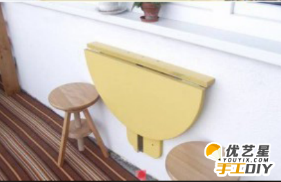 创意实用的精美新奇密度板制作折叠小餐桌 手工制作实用独特家具教程图解_www.youyix.com