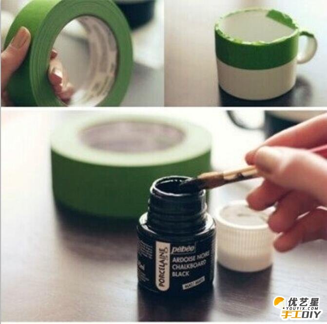 在杯子上创意写字的手工制作教程 如何在杯子上画上自己喜欢的图案和字_www.youyix.com