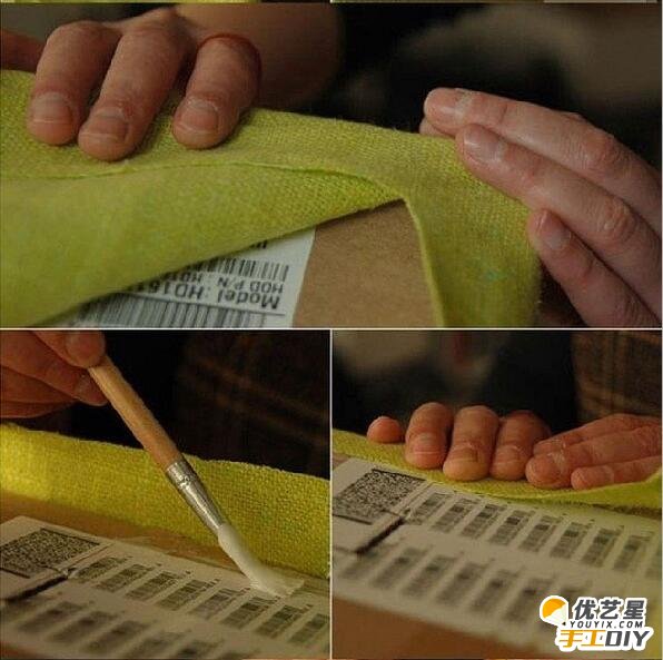 纸箱手工diy改造成精美实用的收纳盒 硬纸箱的手工创意改造制作教程_www.youyix.com