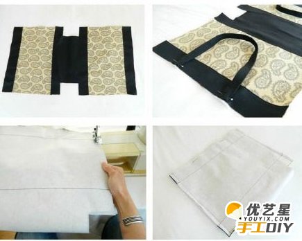 手工布艺旧物改造手提包 复古基本款女士手提包 手工旧物改造手提包教程图解_www.youyix.com