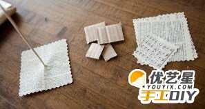 手工废纸制作圣诞树 创意逼真环保废纸制作圣诞树 手工旧物改造圣诞树教程图解_www.youyix.com