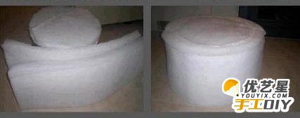 塑料可乐瓶改造高档座椅 环保实用创意的旧物利用 手工制作高档座椅的教程图解_www.youyix.com