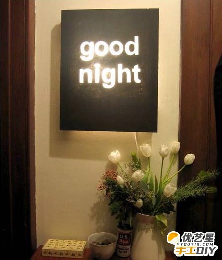 手工木制家庭装饰的小灯具  创意浪漫唯美的小灯具  手工木制家用浪漫小灯具教程图解_www.youyix.com