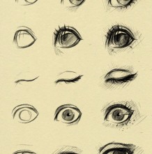 不同眼睛眼神和不同造型鼻子的绘画教程 各种不同眼睛和鼻子怎么画 眼鼻嘴发