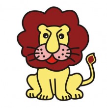 厉害的兽王狮子简笔画画法 可爱又威严的小狮子卡通画儿童画手绘教程