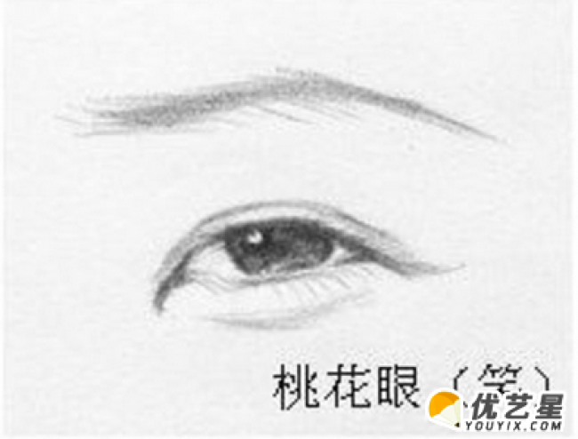 各种不同的眼睛类型的画法   各种不同眼睛怎么画  不同眼睛类型的手绘画教程_www.youyix.com