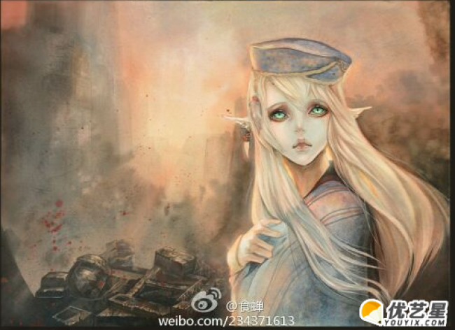 一位很有古风气质而且艺术的美女怎么画？ 气质动漫美女的手绘画教程_www.youyix.com