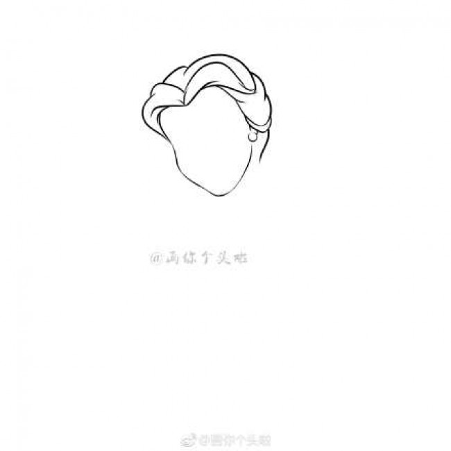 美女与野兽贝儿公主怎么画 贝儿公主简笔画画法教程图片_www.youyix.com