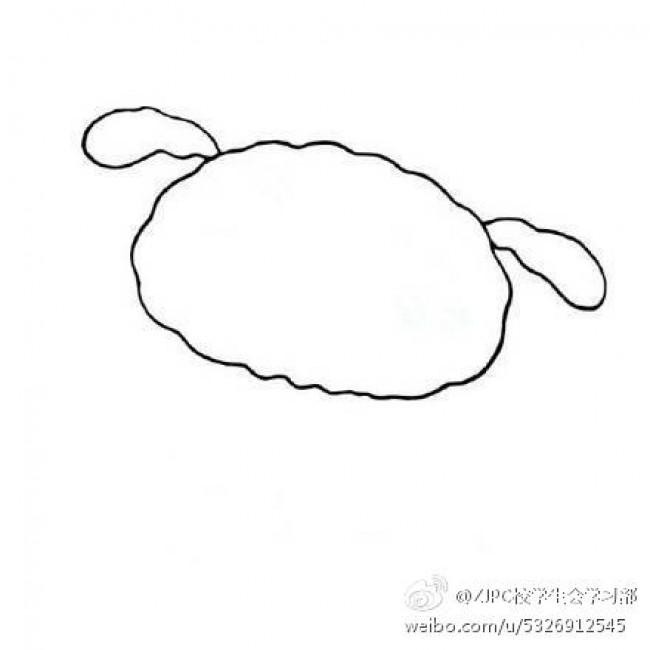 蜡笔小新里的狗狗小白简笔画教程图片 小白的画法 小白怎么画_www.youyix.com