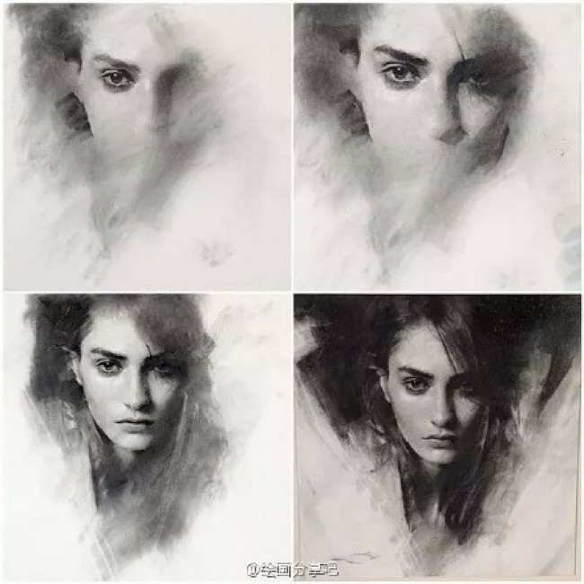  美国画家Casey baugh精美人物素描画作品图片 带步骤过程_www.youyix.com