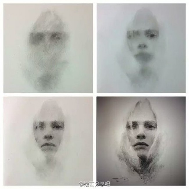  美国画家Casey baugh精美人物素描画作品图片 带步骤过程_www.youyix.com