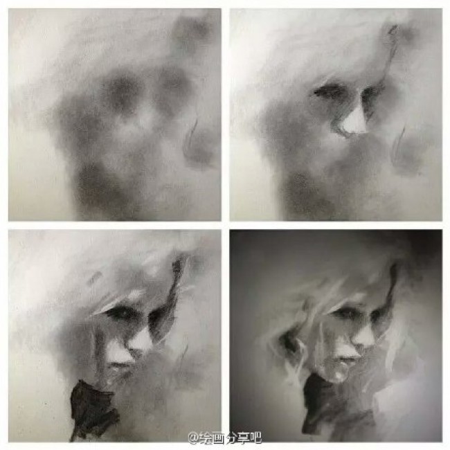  美国画家Casey baugh精美人物素描画作品图片 带步骤过程_www.youyix.com