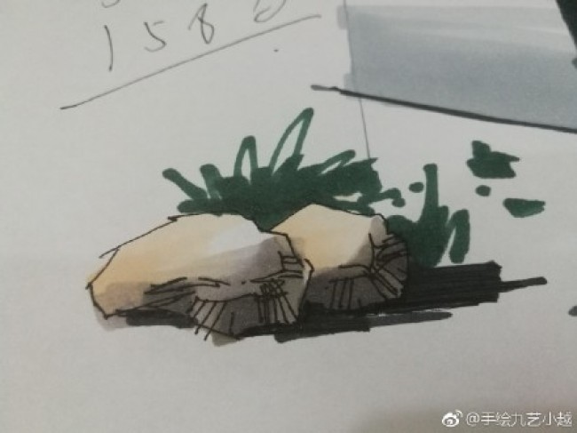 马克笔室内设计手绘画法笔触的运用教程演示图片_www.youyix.com