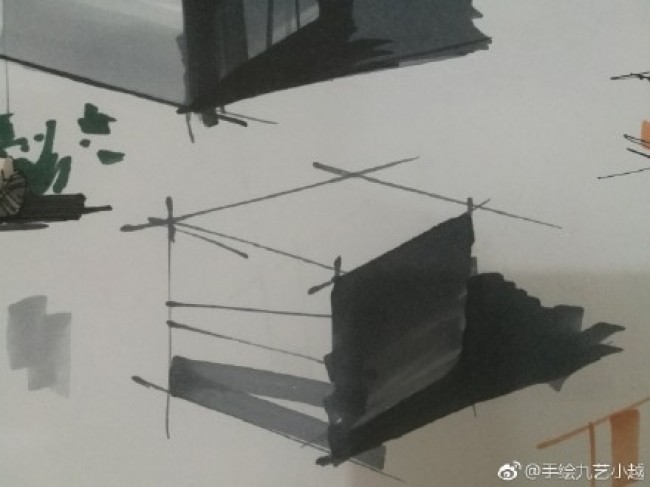 马克笔室内设计手绘画法笔触的运用教程演示图片_www.youyix.com