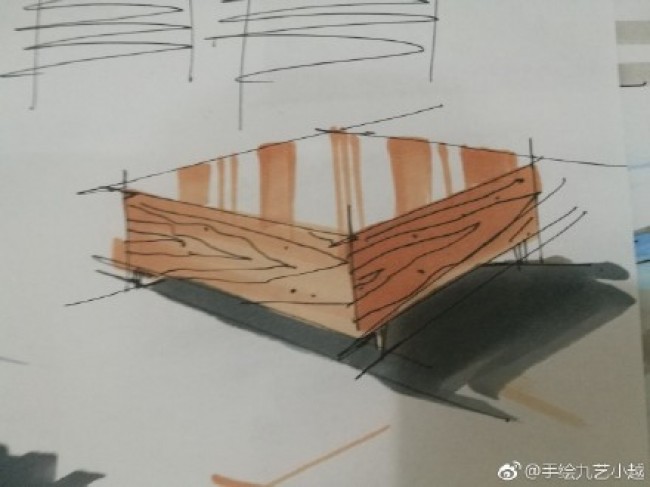 马克笔室内设计手绘画法笔触的运用教程演示图片_www.youyix.com