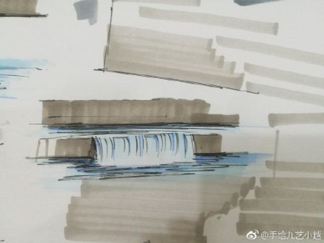马克笔室内设计手绘画法笔触的运用教程演示图片_www.youyix.com