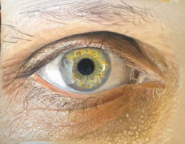 超棒的彩铅眼睛手绘专辑 逼真彩铅眼睛怎么画 眼睛的彩铅画法_www.youyix.com