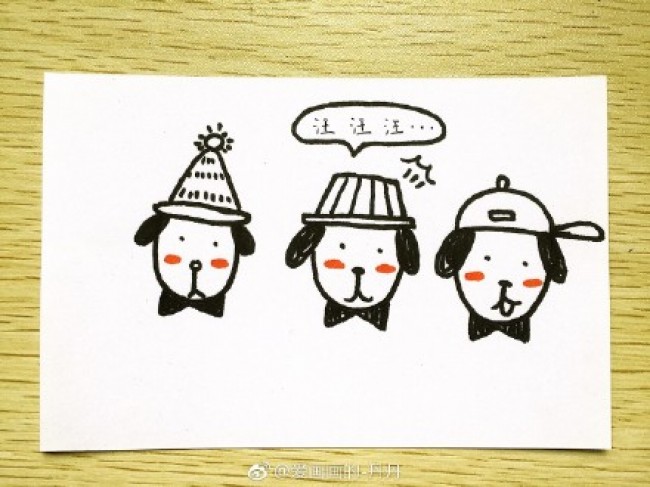 简单的马克笔简笔画手绘图片 新手练习 手账素材图案_www.youyix.com