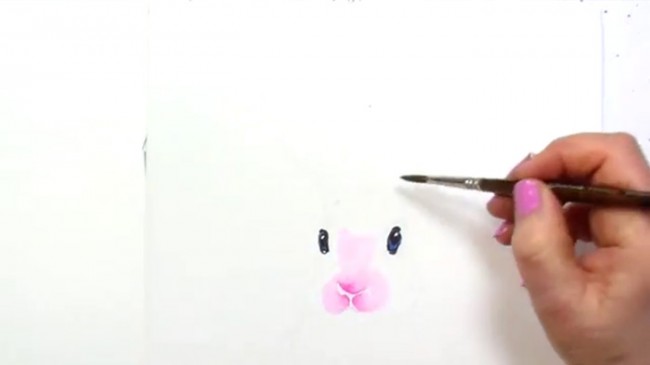 【视频】色彩丰富的小兔子水彩手绘视频教程 多彩可爱的兔子水彩画怎么画_www.youyix.com