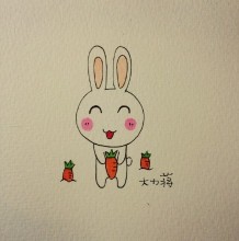 可爱小兔子的画法，小兔子卡通画怎么画？