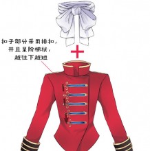 日系王冠与王子制服服装的画法教程和讲解