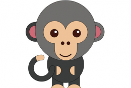 可爱小猴子怎么画 古灵精怪的美猴王简笔画画法 只需要简单4笔就可以画好