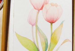漂亮的花儿怎么画？简单花儿的水彩手绘教程